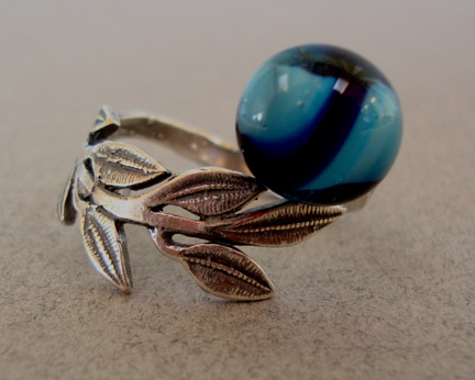 Glass Ring, Open Design #1