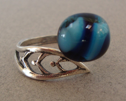 Glass Ring, Open Design #2